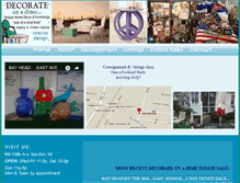 Tablet Screenshot of decorateonadime.net